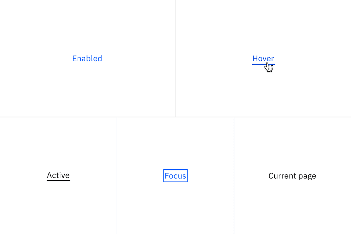 Breadcrumb states and color